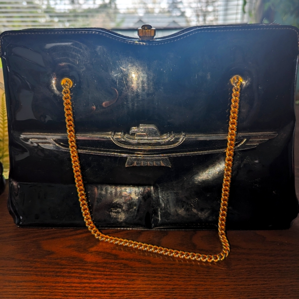 Vintage custom purse Thunderbird emblem
